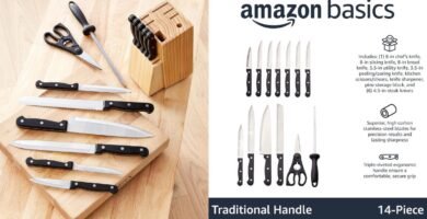 cuchillos amazon basic